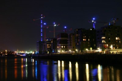 Hafencity bei Nacht