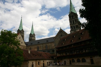 Bamberger Dom von hinten