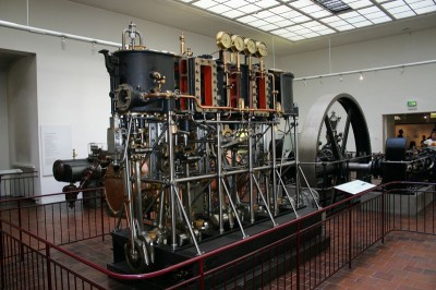 Dampfmaschine im Deutschen Museum