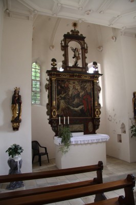 Altar in der Schloßkapelle der Tannenburg