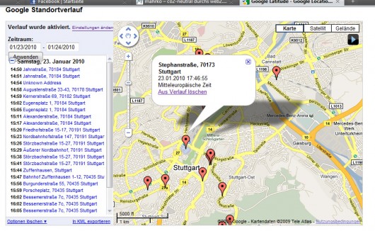 mahrko-Tracking in Stuttgart