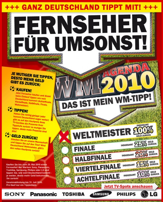 Das Plakat mit der Erläuterung Quelle: mediamarkt.de