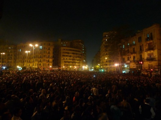 Auf den Straßen Kairos (26. Januar 2011) via Al Jazeera