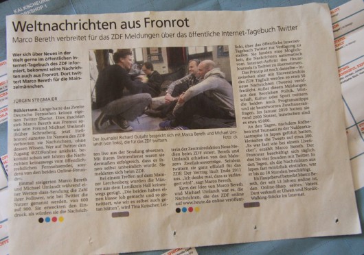 Haller Tagblatt am 20.04.2011