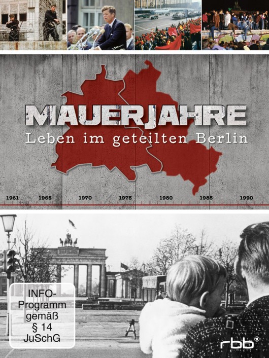 DVD-Cover Mauerjahre 1962 bis 1990
