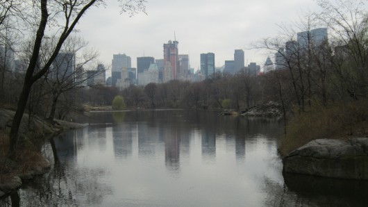 Am Lake im Süden des Central Park.
