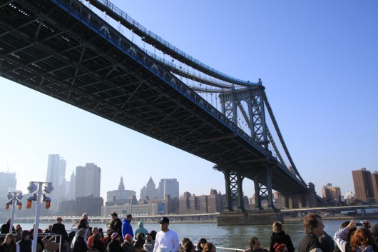 Die Manhattan-Bridge.