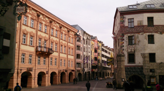 Die Innsbrucker Altstadt. Echt schön!