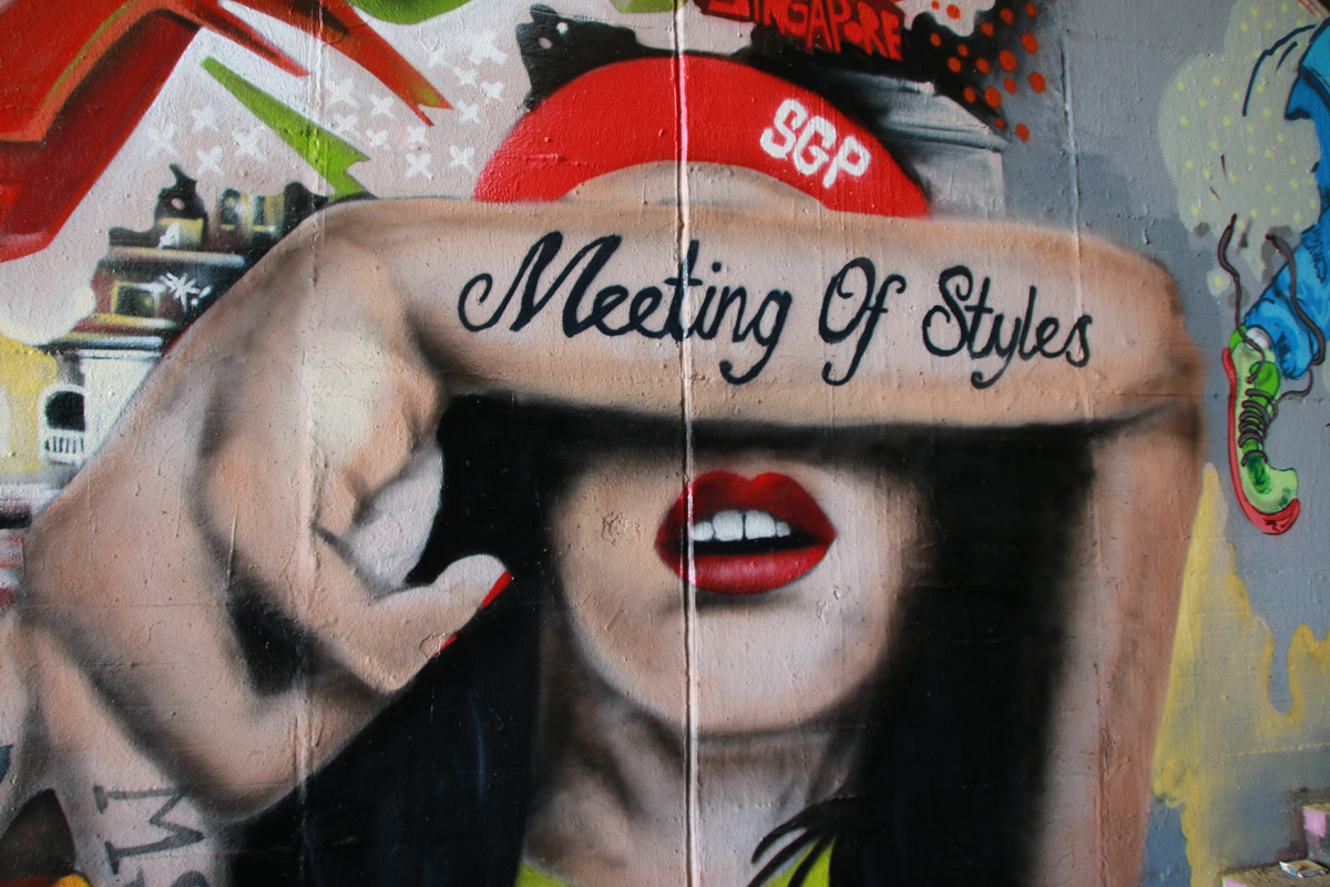 "Meeting of Styles" - internationales Graffiti-Festival in Wiesbaden.