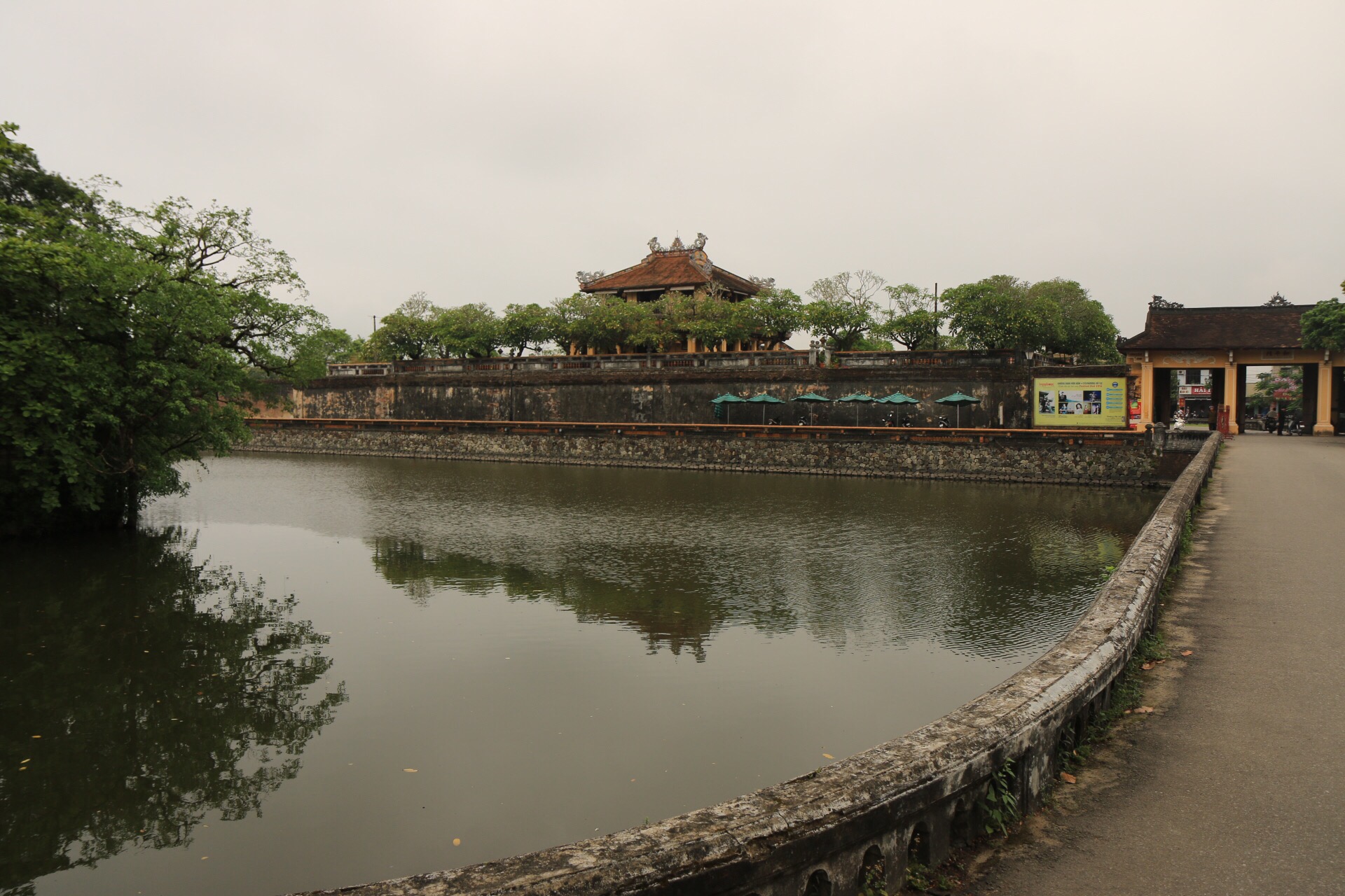 Das nördliche Tor der Kaiserstadt von Hue.