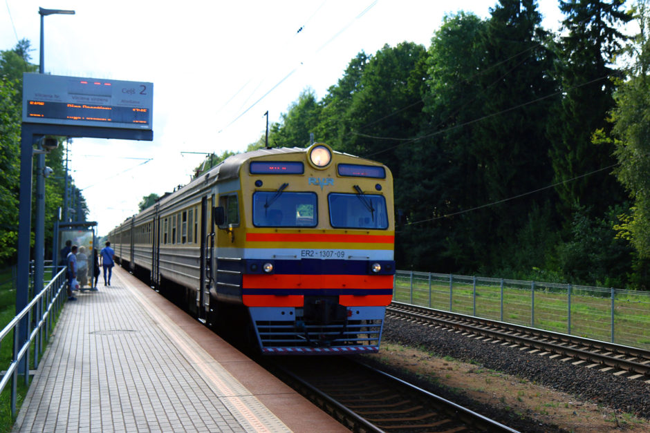 Unser Zug auf russischer Breitspur. 3 +3 Sitze je Reihe hatte er.