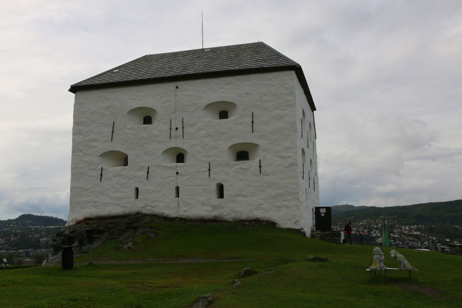 Die Festung von Trondheim.