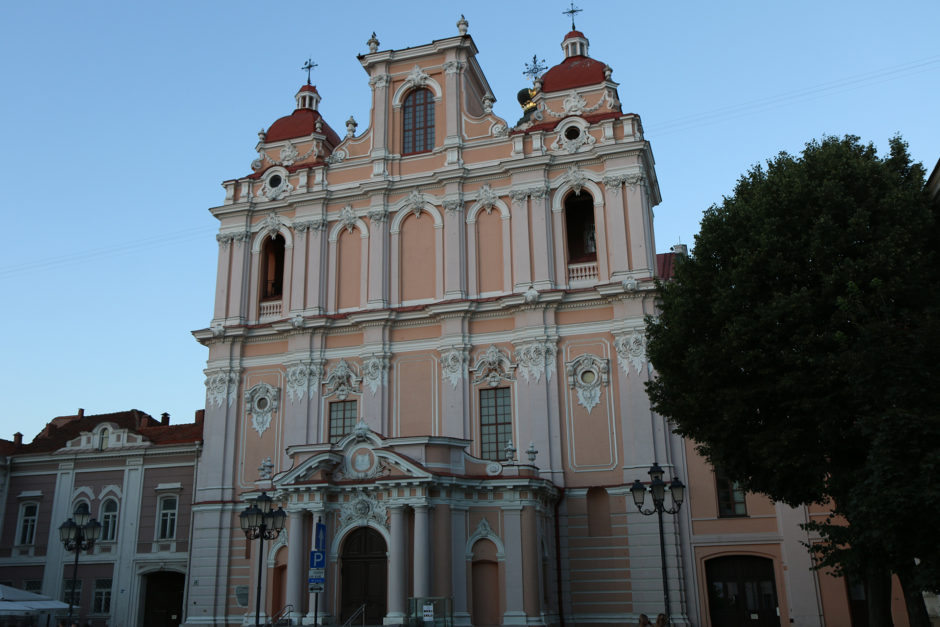 Die Kasimir-Kirche. Laut Wikipedia die älteste Barock-Kirche in Vilnius.