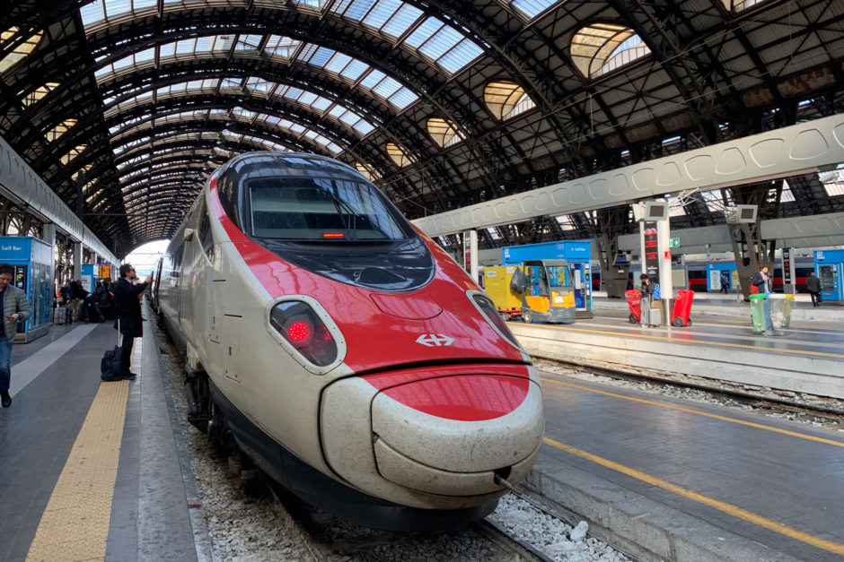 Nach der Ankunft in Milano Centrale ließ sich der ETR 610 besser fotografieren!